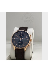 IWC Portuguese Rose gold Chronograph Automatic Watch Ref.IW3714-82